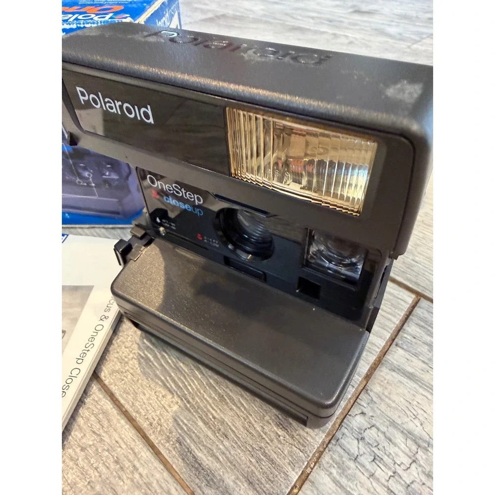 Polaroid OneStep CloseUp Instant Film Camera 600 Series Original Box Vintage